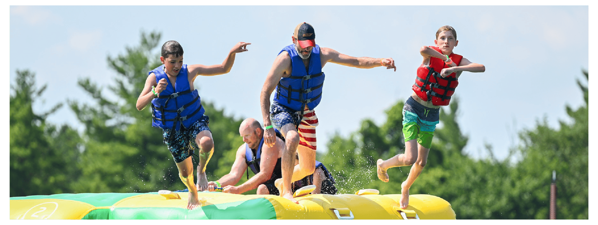 Adventure Island ticket starting at $25 per person, includes 100 minutes of play, all-day beach access, jumping pillow and playground. Signed waiver required. For ages 6 and up.