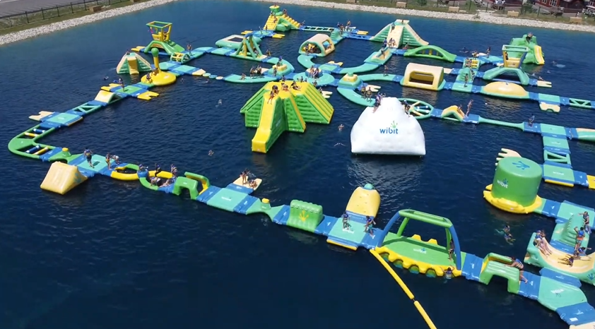 An image of Adventure Island, located next door to Jellystone Park at Bear Paw Adventure Park.